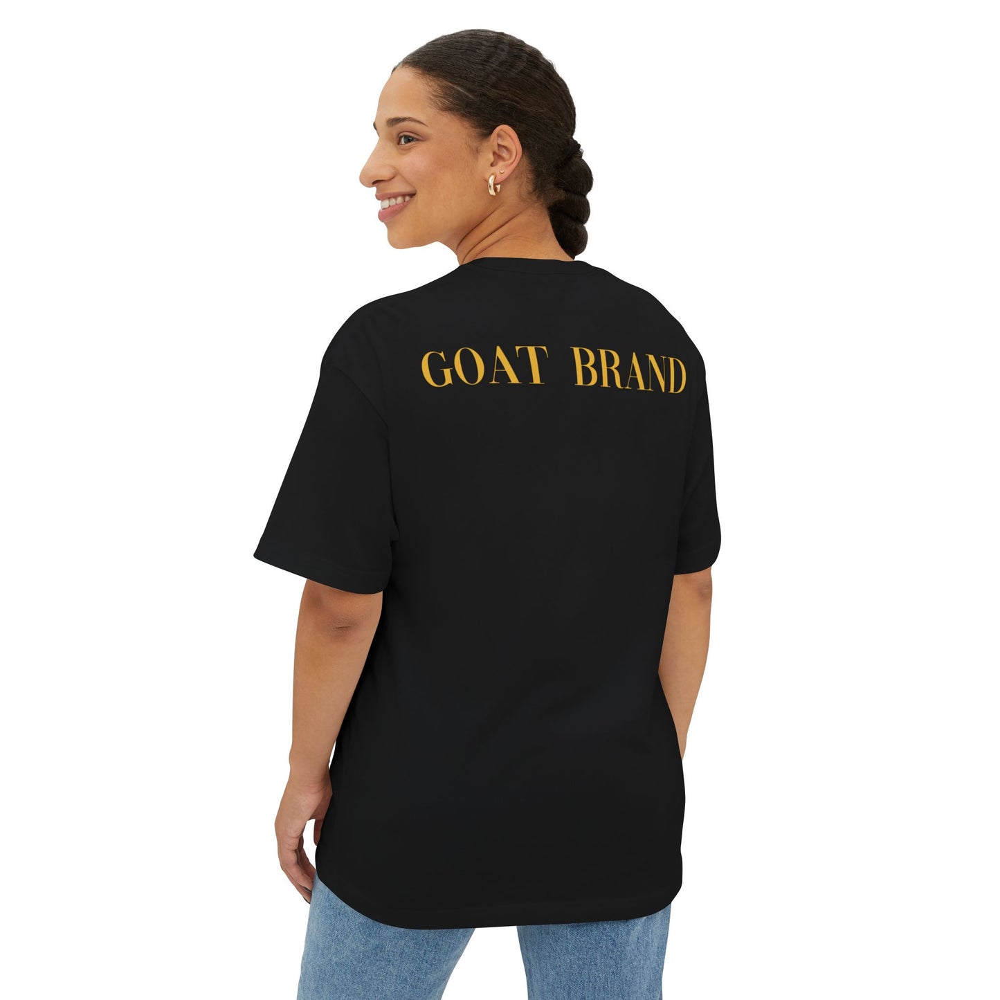 Golden Goat - Unisex Oversized Goat Tee