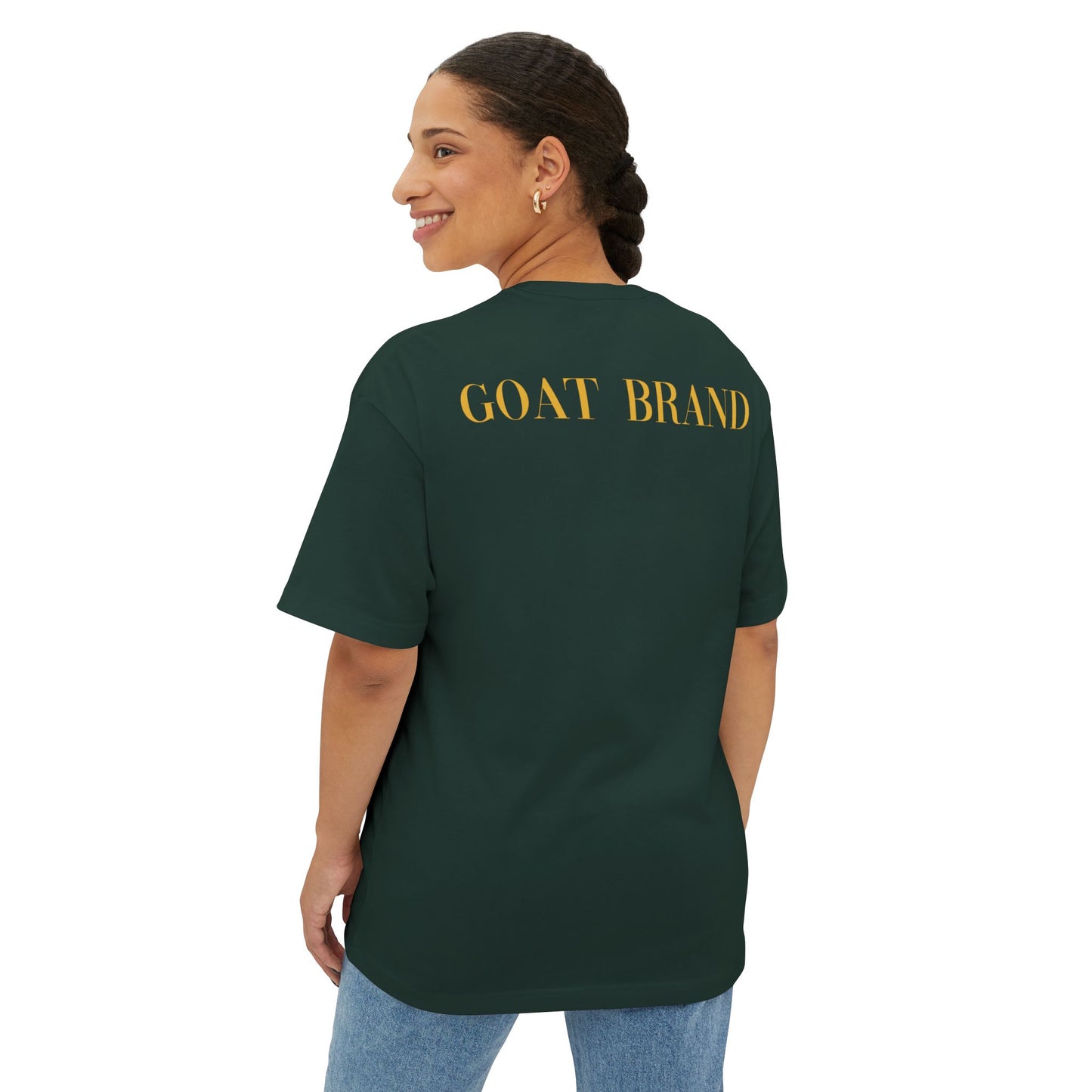 Golden Goat - Unisex Oversized Goat Tee