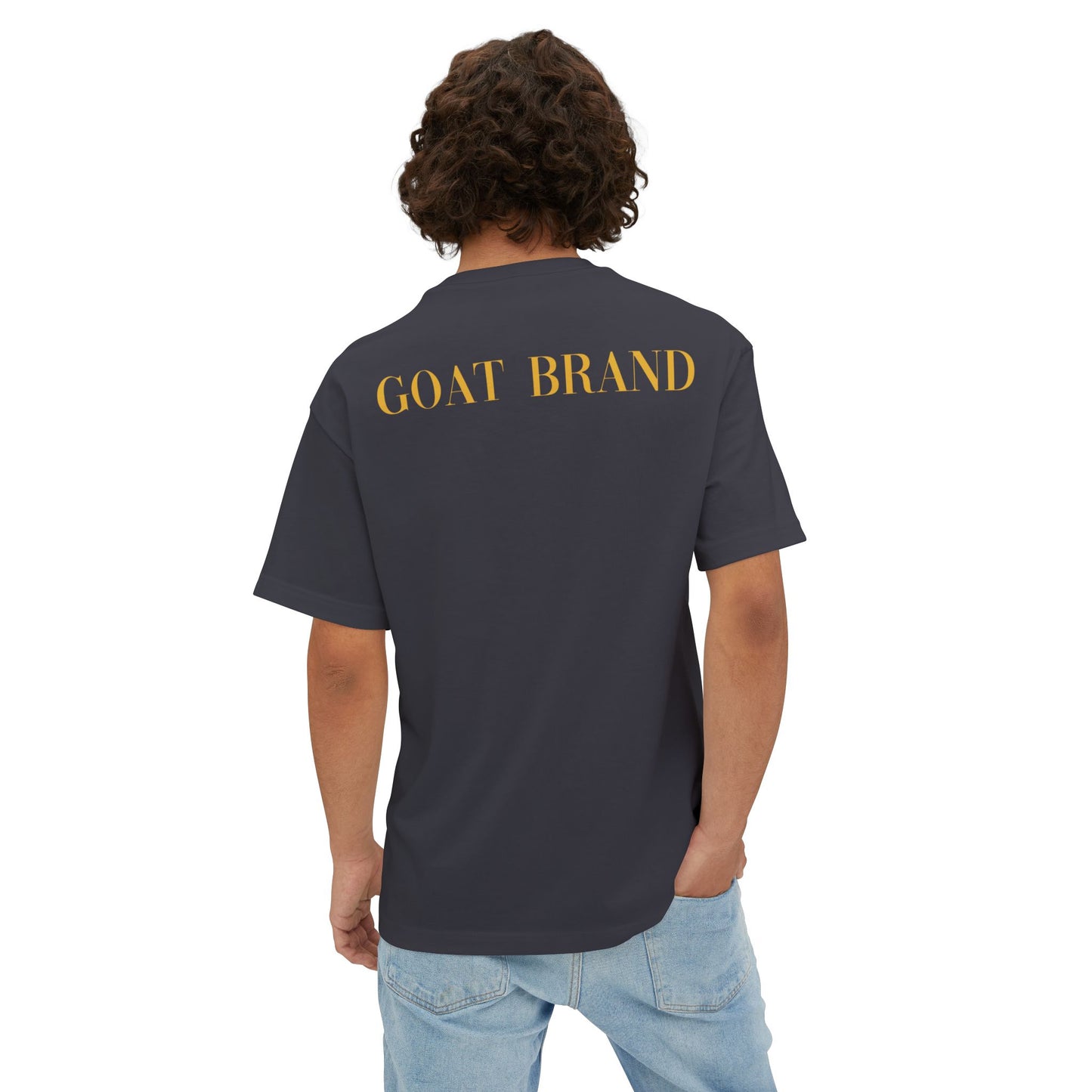 Golden Goat - Unisex Oversized Goat Tee