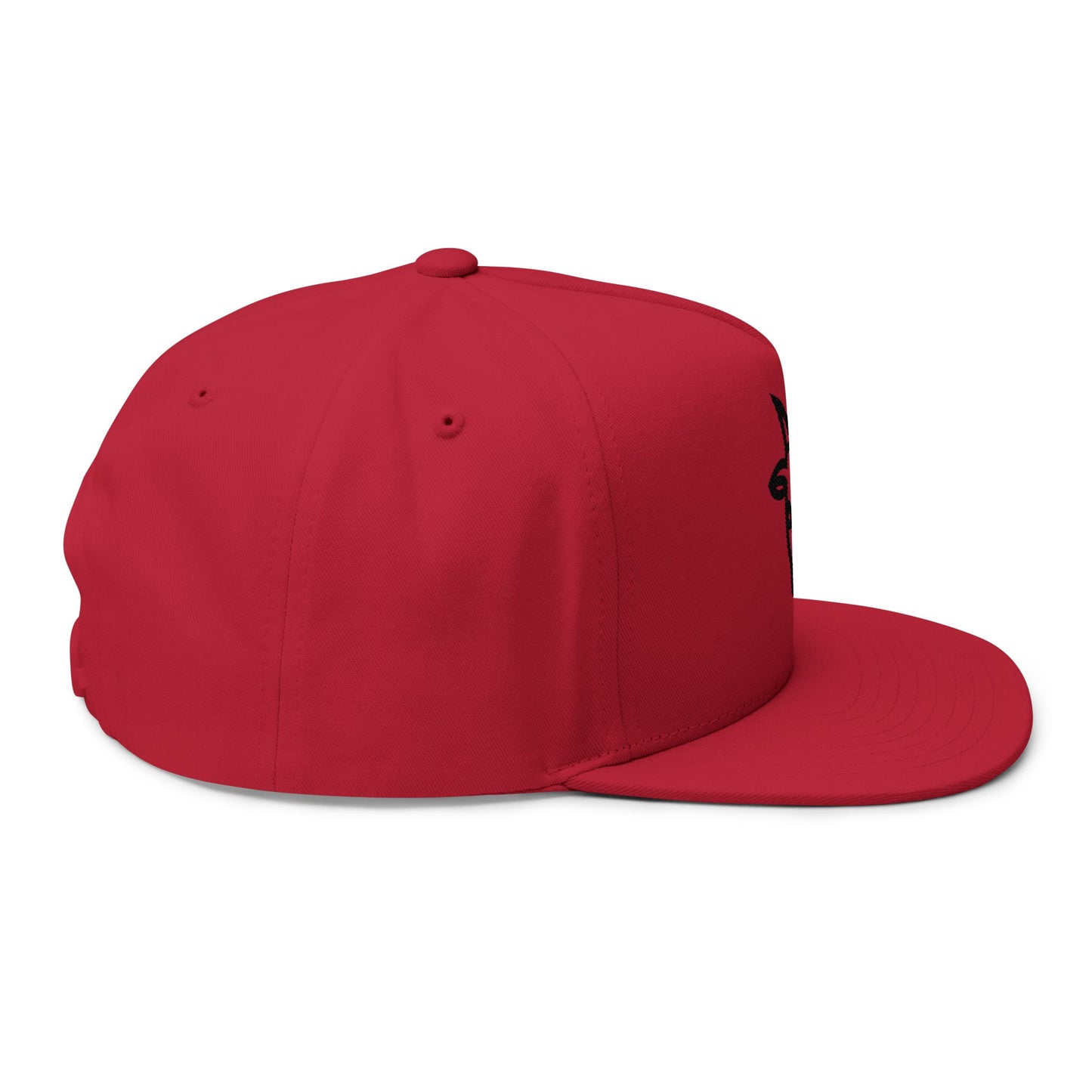 Stylish Goat Embroidered Flat Bill Cap, Casual Fashion Hat, Gifts for Animal Lovers, Cool Streetwear, Summer Accessories