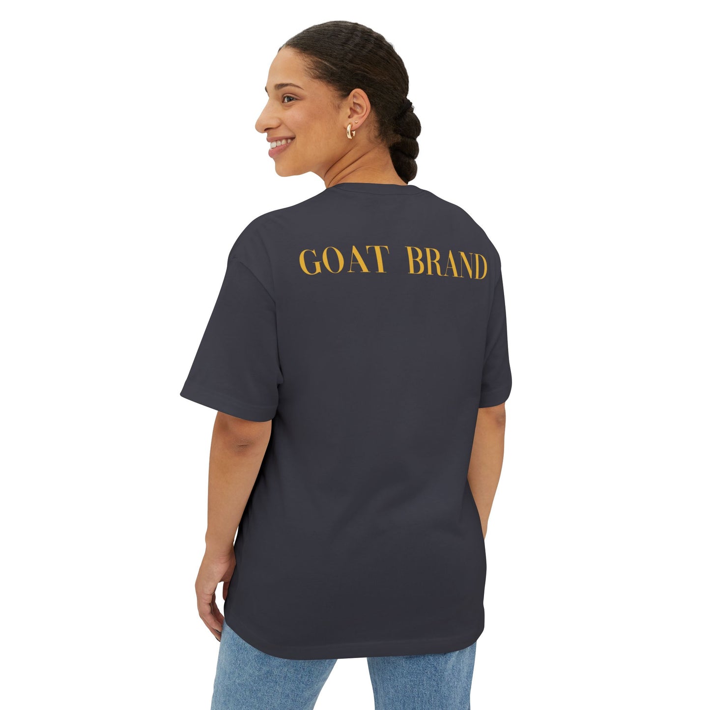 Golden Goat - Unisex Oversized Goat Tee