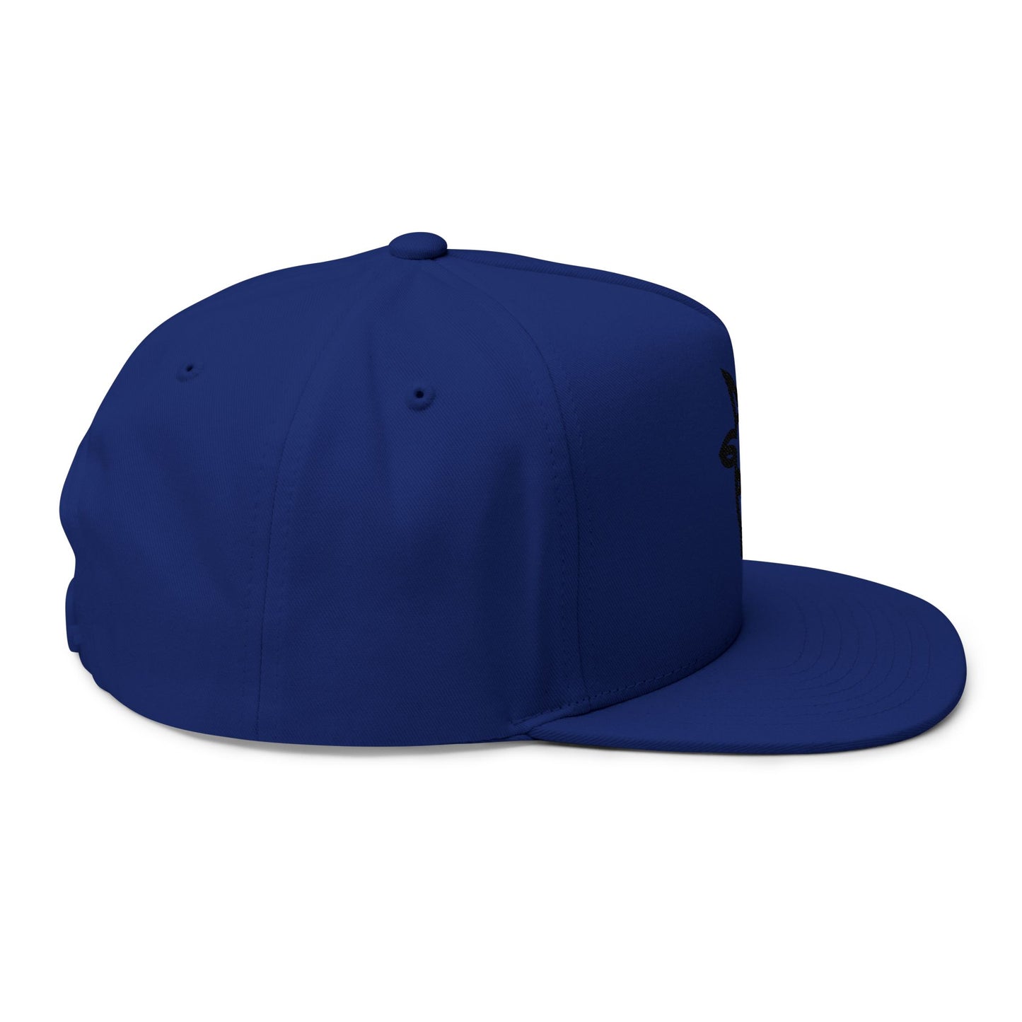 Stylish Goat Embroidered Flat Bill Cap, Casual Fashion Hat, Gifts for Animal Lovers, Cool Streetwear, Summer Accessories
