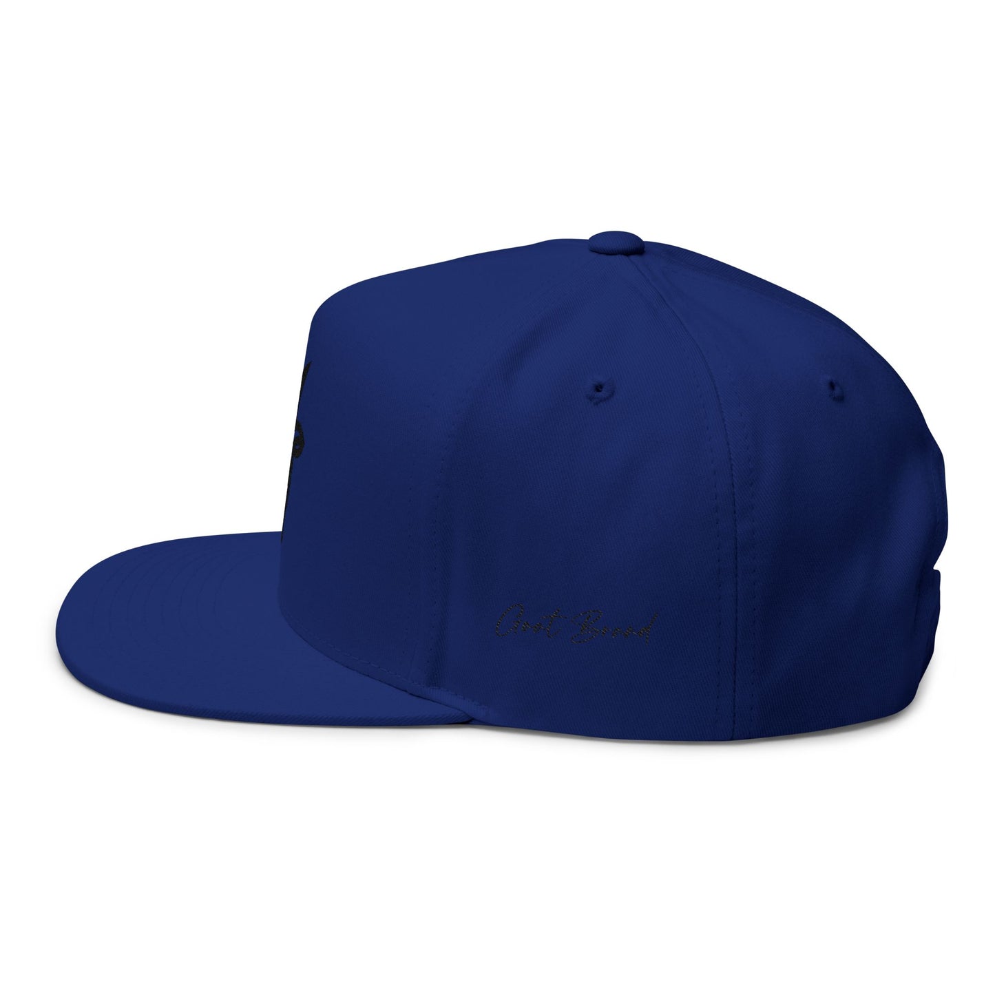 Stylish Goat Embroidered Flat Bill Cap, Casual Fashion Hat, Gifts for Animal Lovers, Cool Streetwear, Summer Accessories