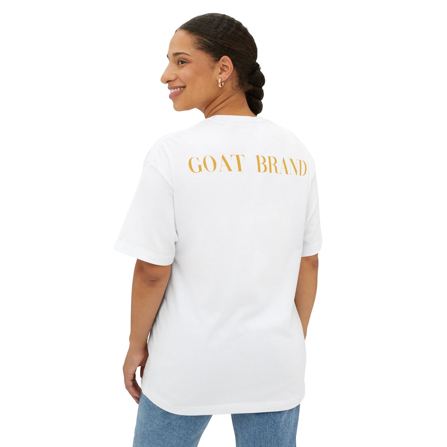 Golden Goat - Unisex Oversized Goat Tee