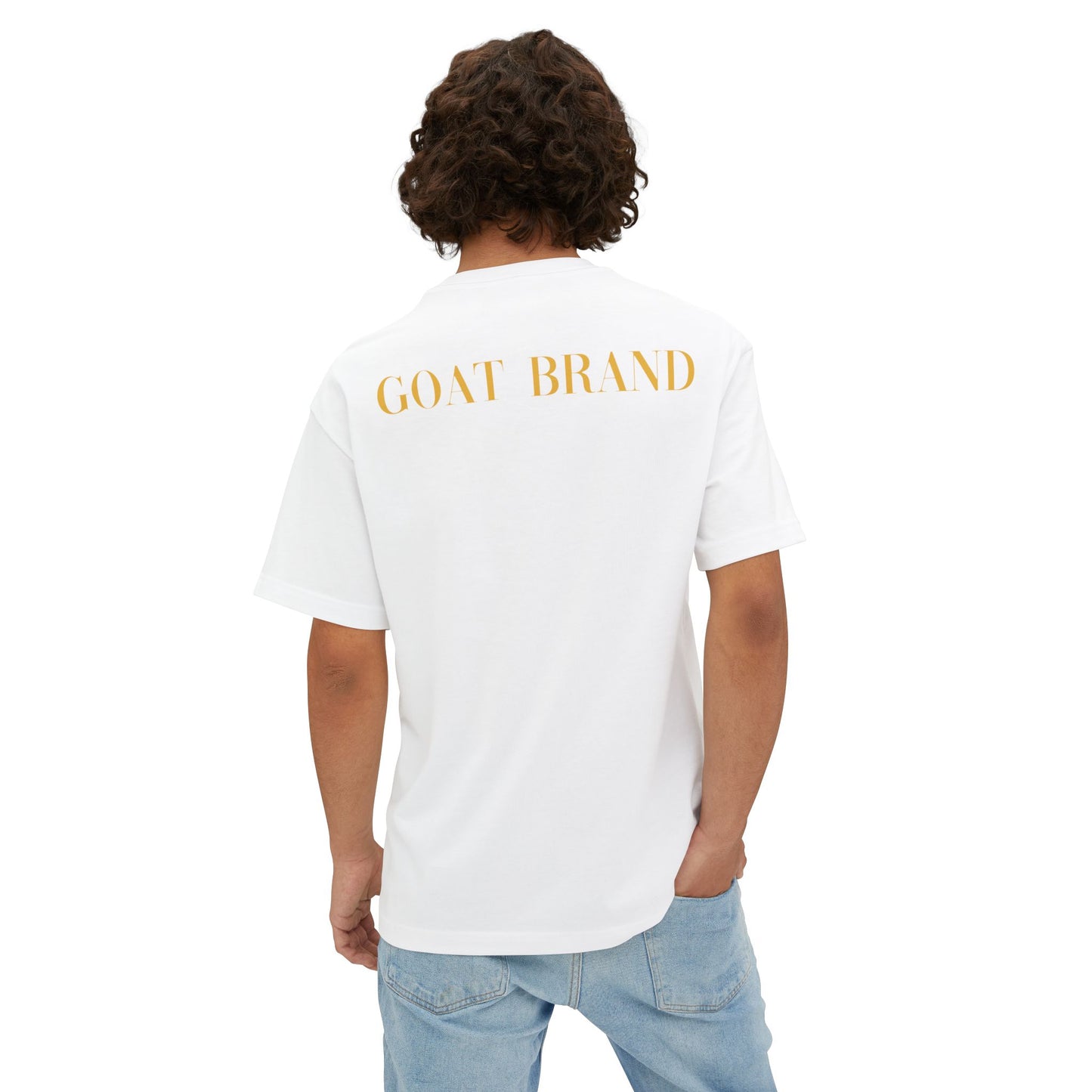 Golden Goat - Unisex Oversized Goat Tee